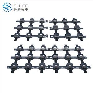 צבע מלא LED Mesh מסך רשת גמיש מסך LED וילון DISPALY