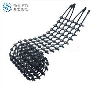 חזית מדיה גמישה LED מסך רשת